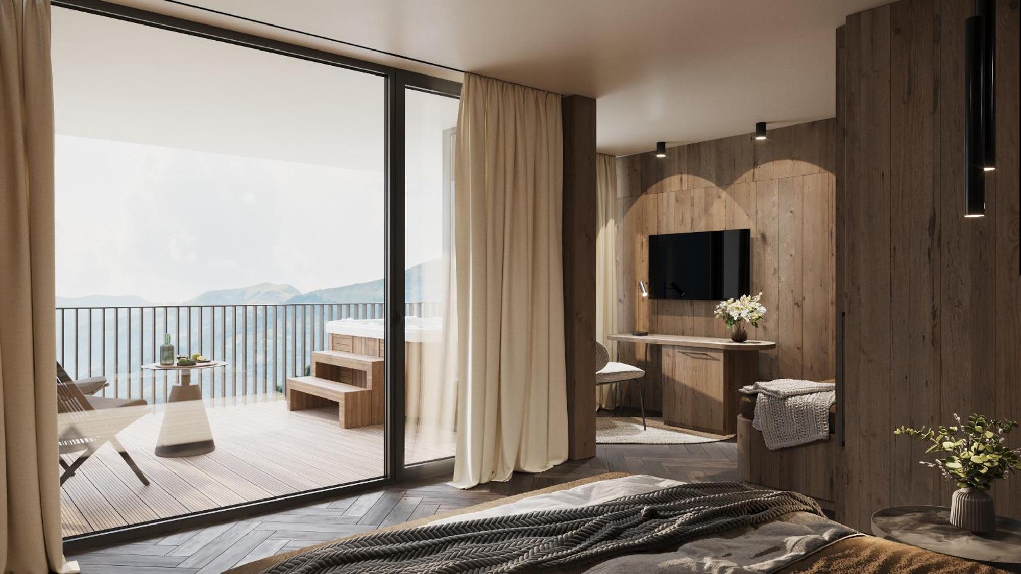 Sonnenberg Panorama Dolomites Wellbeing Hotel Maranza Exterior photo